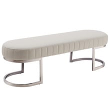 Ethan Velvet Ottoman Bench